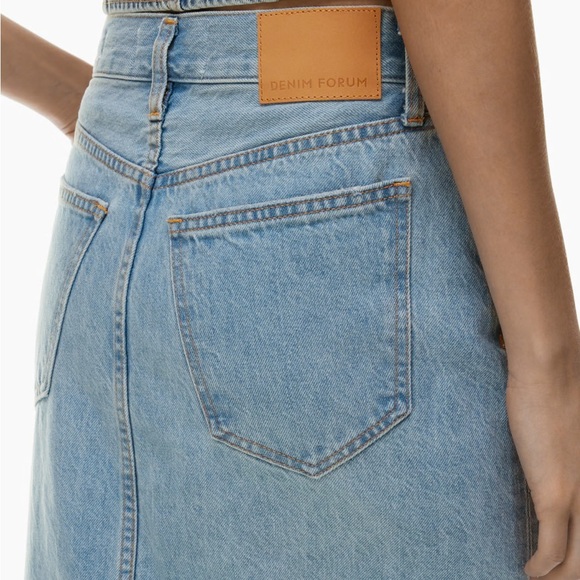 Aritzia maxi denim skirt- new with tags size 29 - Picture 3 of 4